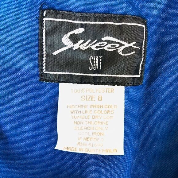 Vintage Classic Blue Blazer by Sweet Suit - Picture 9 of 9